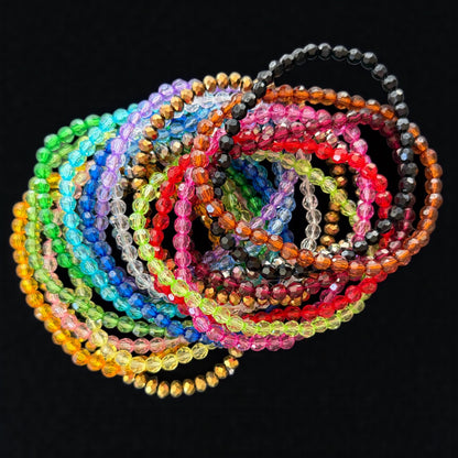 Sparkle Slim Stretchy Cup Bracelet