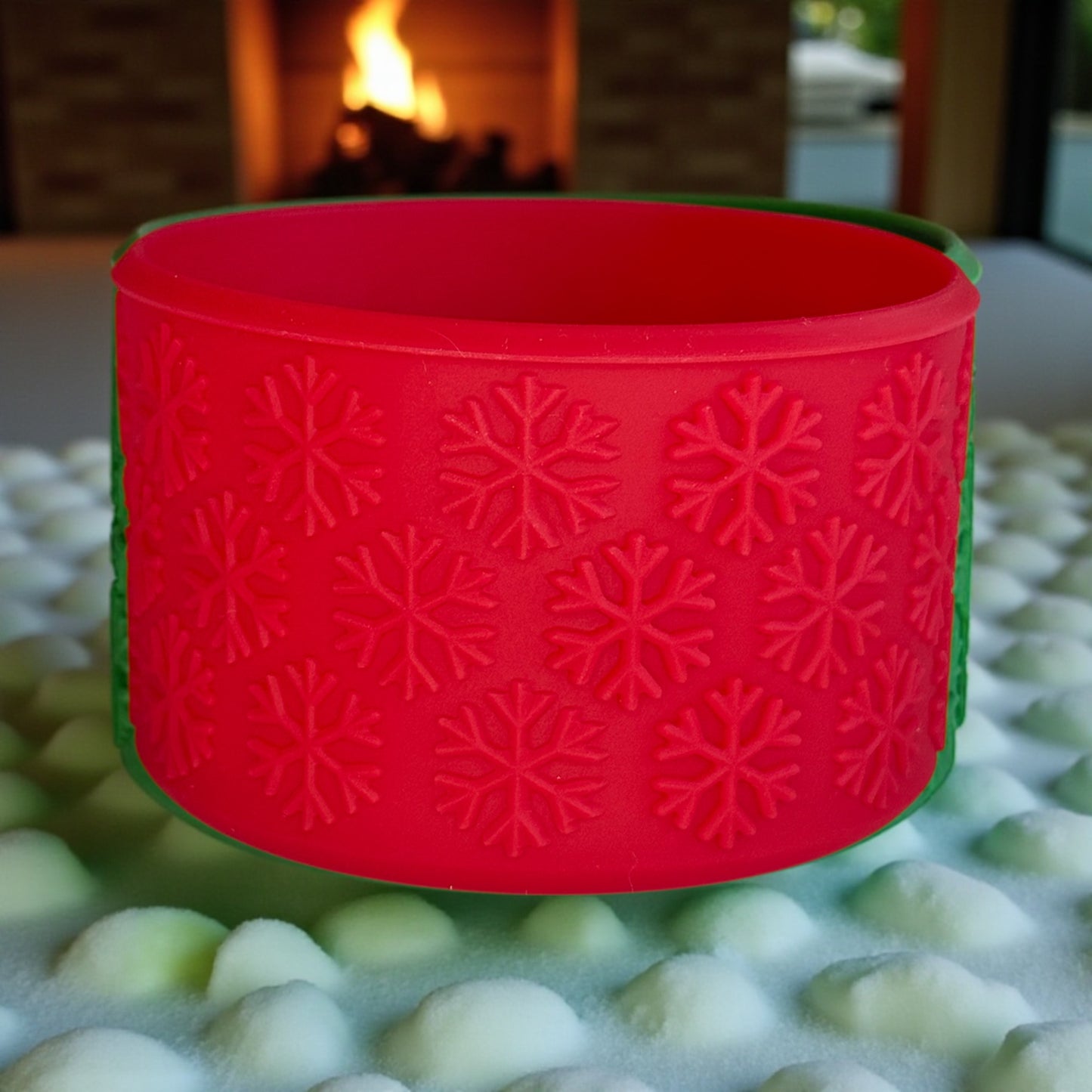 Snowflake Textured Red Boot