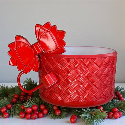 Basketweave Red Prism Boot