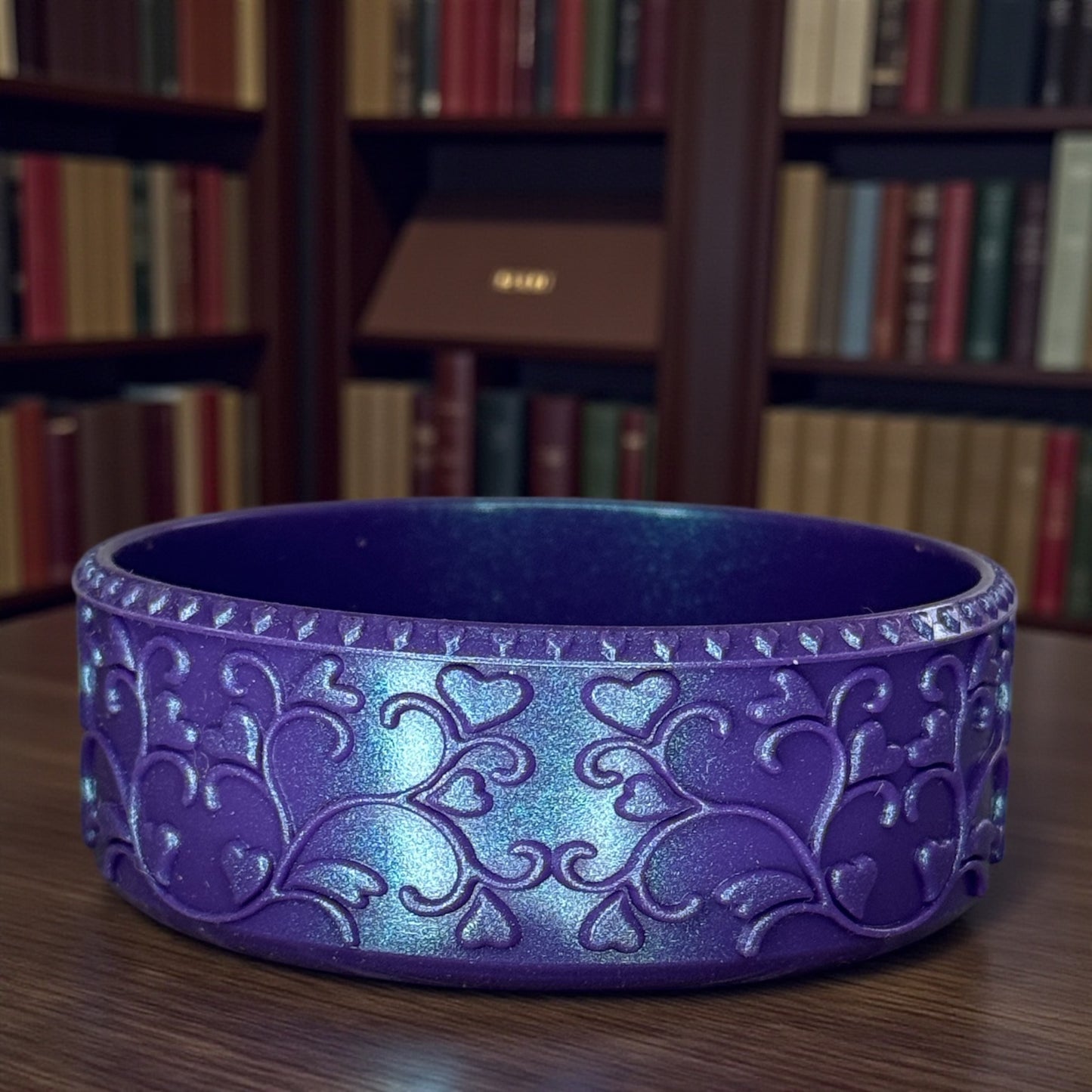 Heart Scroll Concord Grape Chameleon Shorty Boot