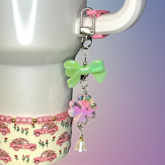 Pink Clover Mini Bauble