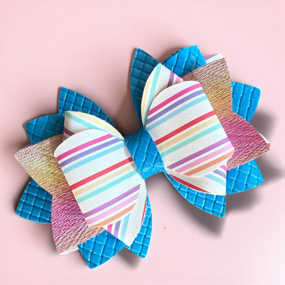 Caribbean Teal Stripes