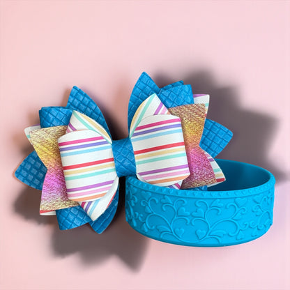 Caribbean Teal Stripes