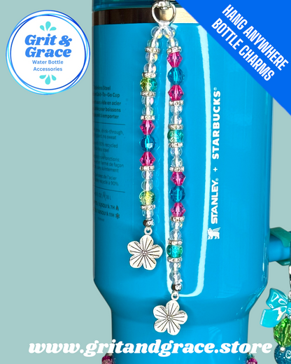 Hang Anywhere Island Bloom Beaded Bottle Charm