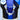 Tumbler Handle Jewelry - Blue & White Heart