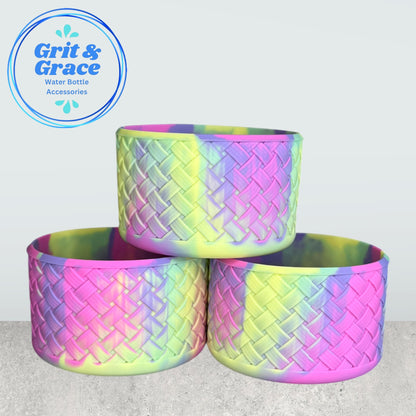 Basketweave Sunset Blossom Boot