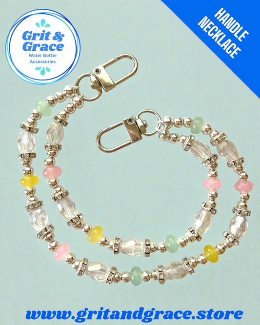 Tumbler Necklace Jewelry - Double Strand Spring Blossom