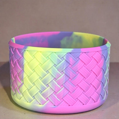 Basketweave Sunset Blossom Boot