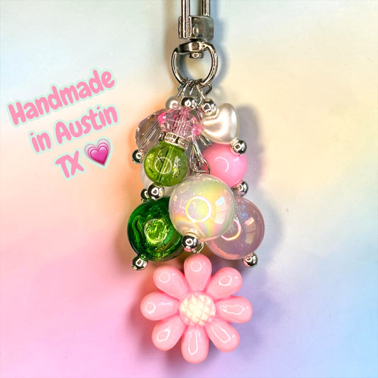Deluxe Mini Bauble - Spring Pink Daisy
