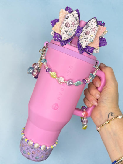 Tumbler Necklace Jewelry - Coquette Shells