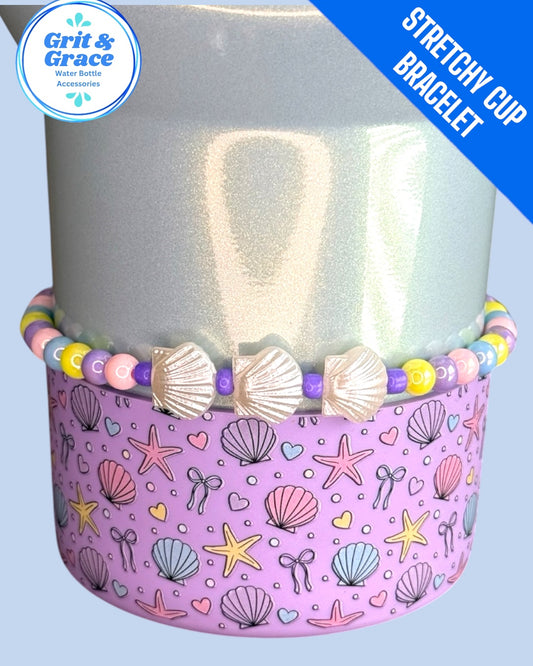 Coquette Shells Stretchy Cup Bracelet