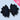 The Anywhere Bow - Black Glitter