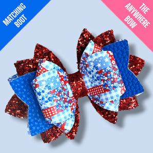 The Anywhere Bow - USA Patchwork