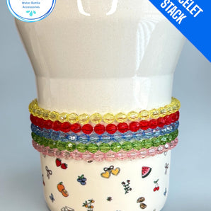 Blush & Berries Stretchy Cup Bracelets (Set of 5)