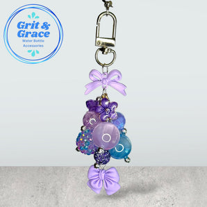 Deluxe Mini Straw Bauble - Sour Grape