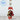 Deluxe Mini Straw Bauble - Golden Maroon