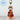 Deluxe Mini Straw Bauble - Burnt Orange Bows