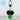 Mini Gracie Pop Dangles - Black & Green Sparkle