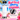 Heart Scroll Shorty Bottle Boot & Gracie Straw Topper (Cookies & Cream)