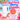 Heart Scroll Shorty Bottle Boot & Gracie Straw Topper (Peach Bellini)