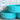 Heart Scroll Teal Shorty Boot