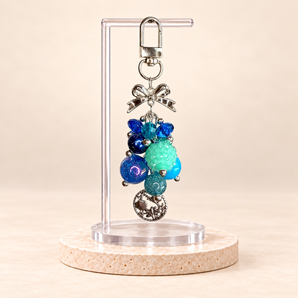 Deluxe Mini Straw Bauble - Ocean Breeze