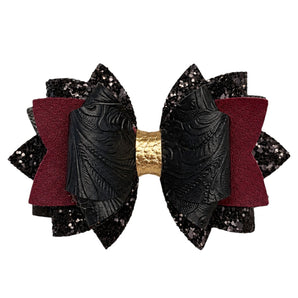 The Anywhere Bow - Bordeaux Lace (PREORDER)